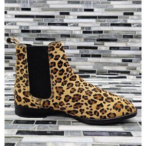 ASOS Shoes April Leaopard Print Women's Chelsea Boots Size 9